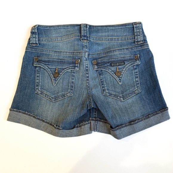 Hudson Women's Ruby Cuffed Mid-Thigh Denim Shorts ❤️ 25 - Picture 4 of 7